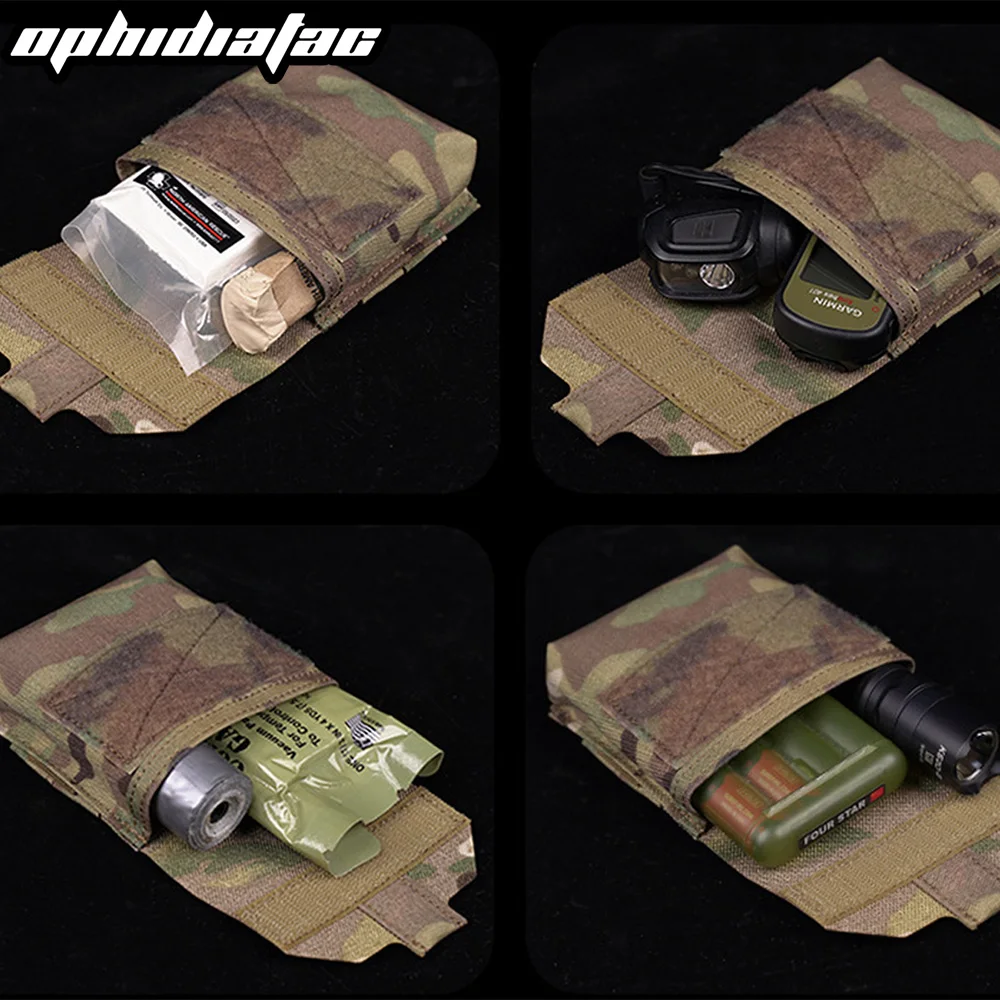 OphidianTAC GP Mini Bolsa MOLLE utilitaria IFAK y linterna universal