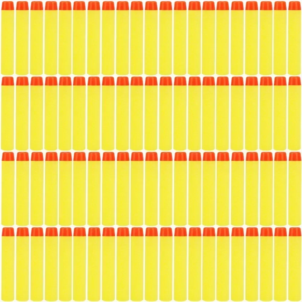 Ellow 100/1000 Uds dardos para Nerf cabeza de agujero hueco suave 7,2 cm recarga dardos pistola de juguete balas para la serie Nerf chico regalo para niños - imagen 2
