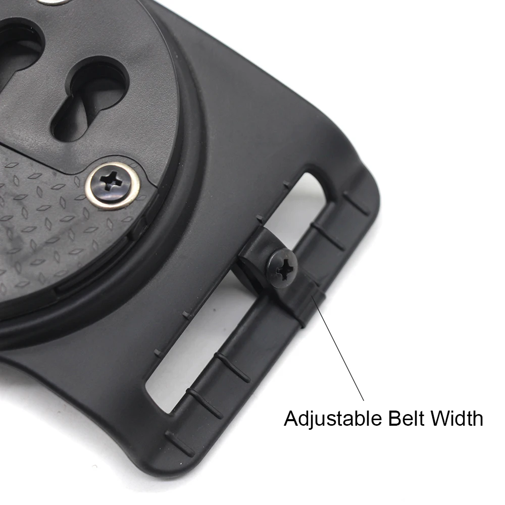 Cinturón táctico ajustable RTI, plataforma de fijación de funda deslizante para GC Holster RTI, adaptador de funda de pistola compatible con cinturones de 1,5 "-2,25" - imagen 5