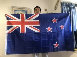 Bandera Nueva Zelanda poliéster resistente colgante para exterior