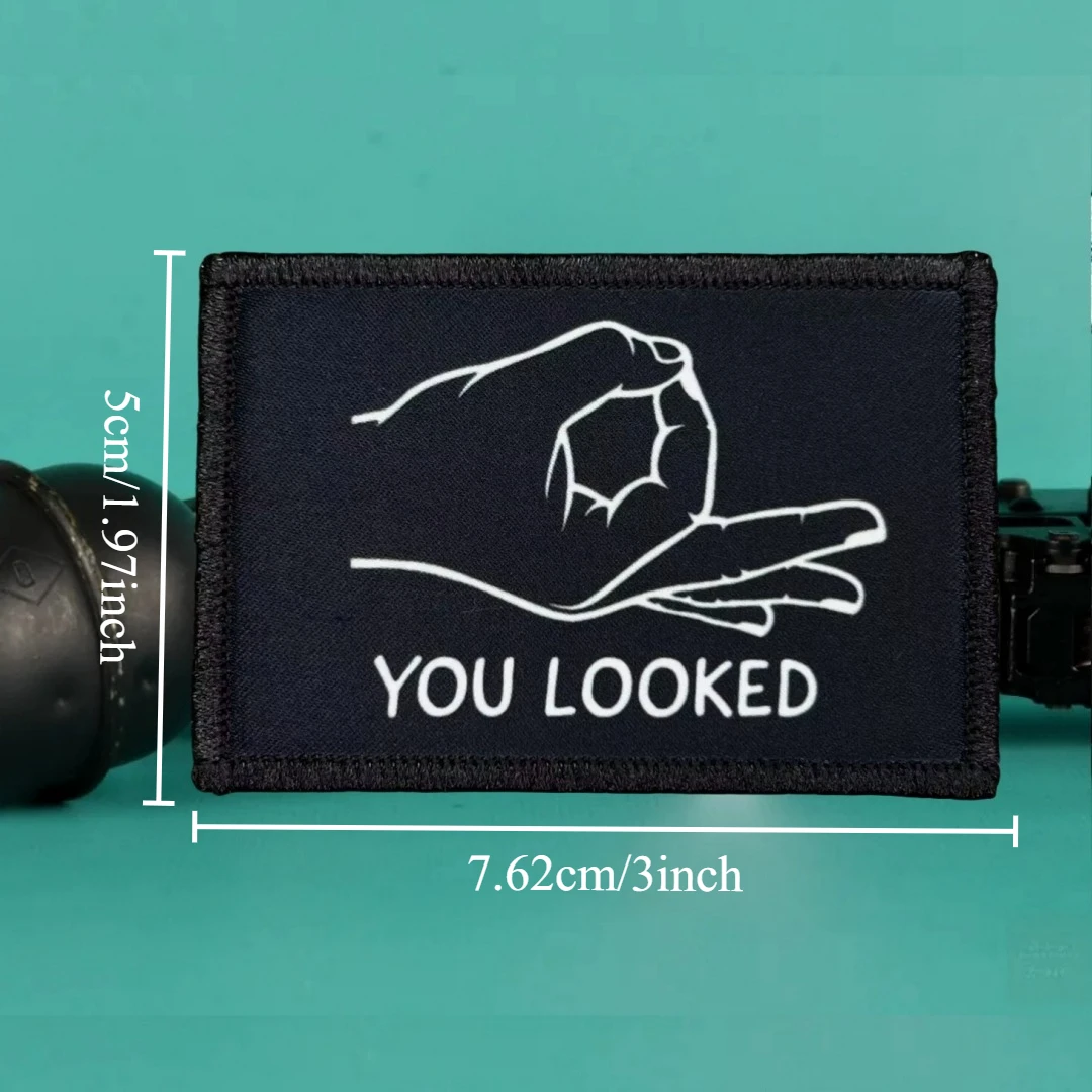 Parches de insignia de moral, brazalete táctico militar, pegatinas impresas con gancho y bucle para mochila - imagen 2