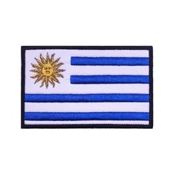 Parche táctico Uruguay bordado con velcro