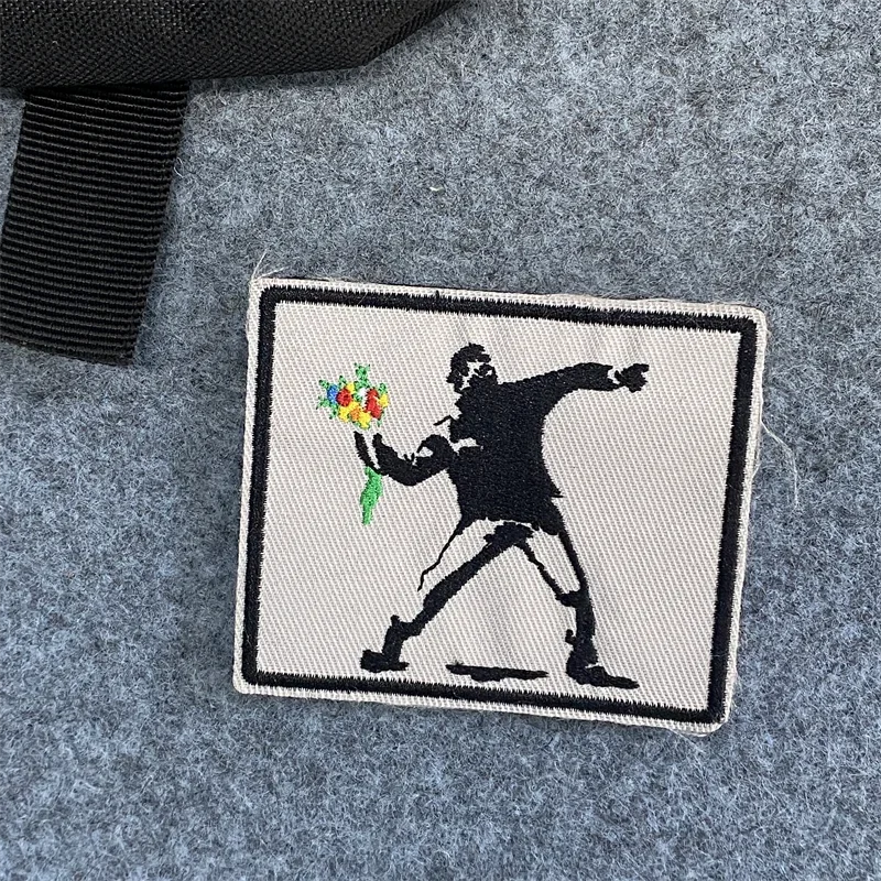 Parche de espada de águila de Call of Duty, pegatina bordada de perro pastor, insignia de moral táctica, parches de mochila divertidos de gancho y bucle - imagen 5