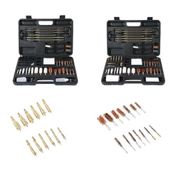 Kit de limpieza de armas universal con cepillos tácticos y estuche