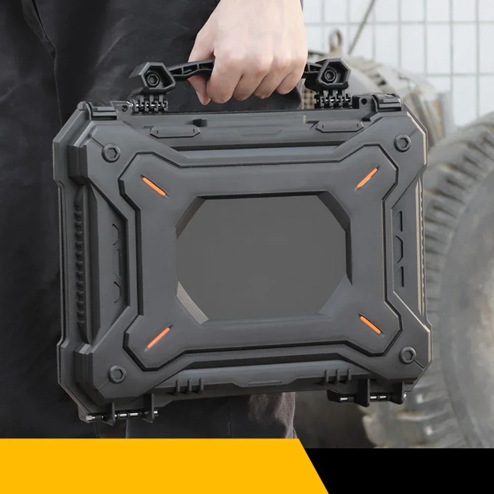 Estuche táctico para pistola GLOCK, caja de carcasa dura con forro de espuma acolchado para caza al aire libre, almacenamiento de tiro, cajas de bloqueo de seguridad - imagen 3