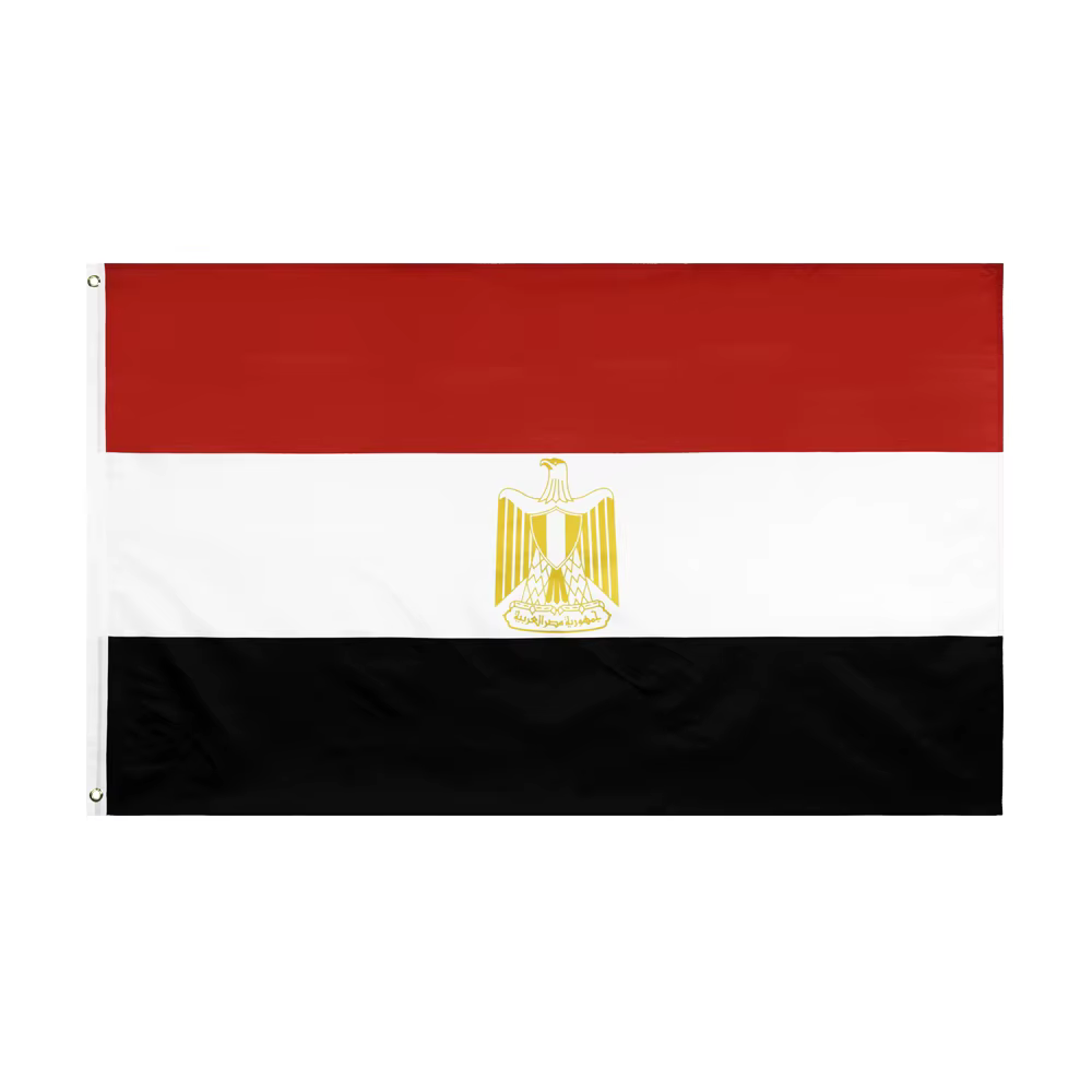 Bandera EG EGY Egipto 90x150 CM para decoración