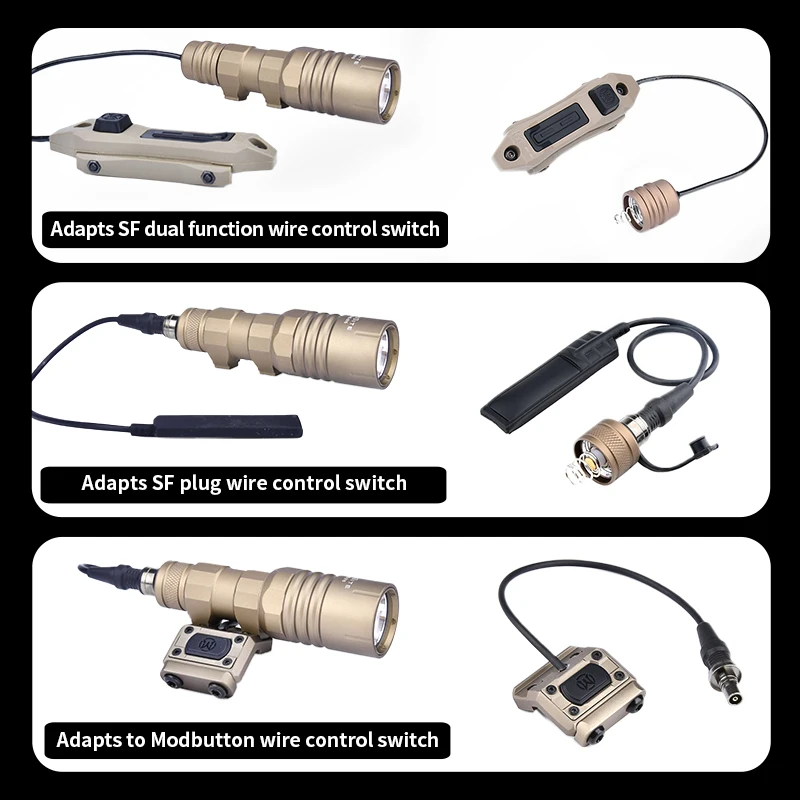 Sotac-Rifle de caza de alta potencia, PLHv2 18350 16340, luz LED blanca Airsoft, Scout Micro PLH V2, 1350 lúmenes, con Original - imagen 5