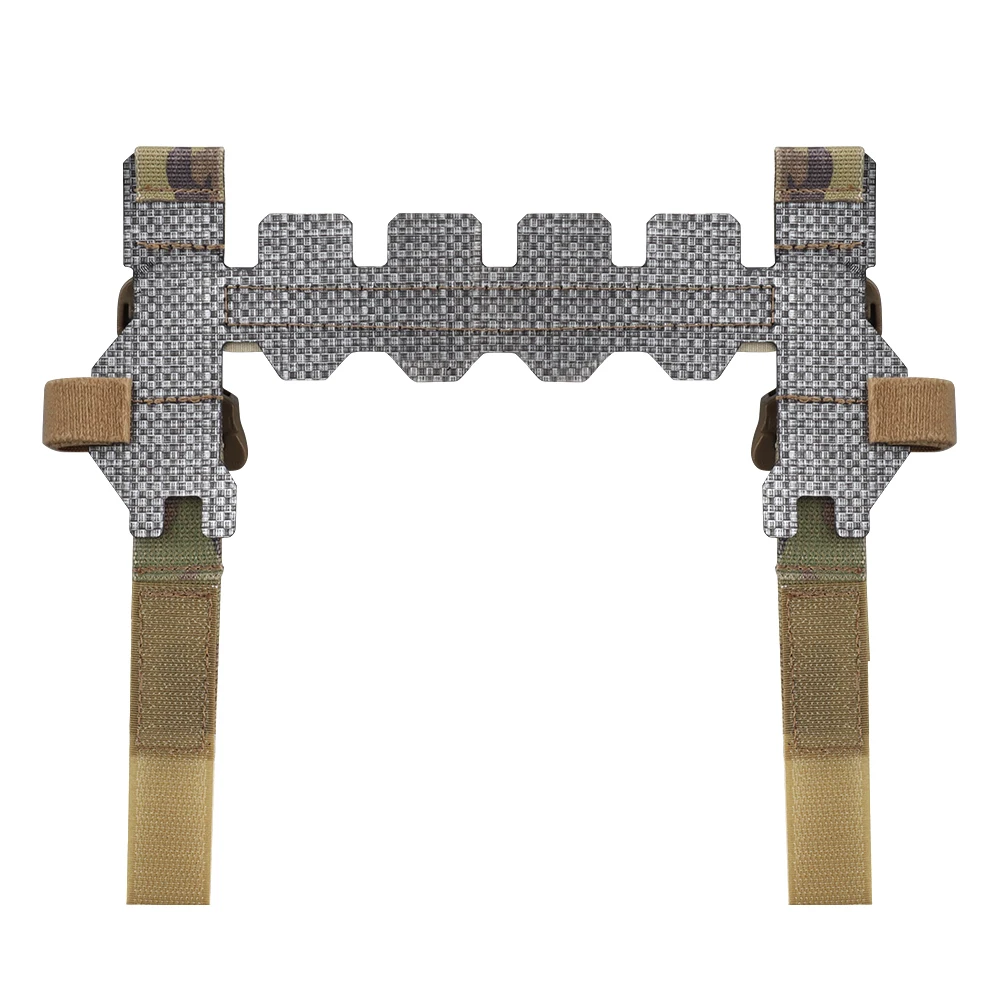 Adaptador de Panel frontal táctico, adaptadores de liberación rápida para portador de placa AVS, desconexión rápida, hebillas QASM, accesorio de chaleco Airsoft - imagen 4