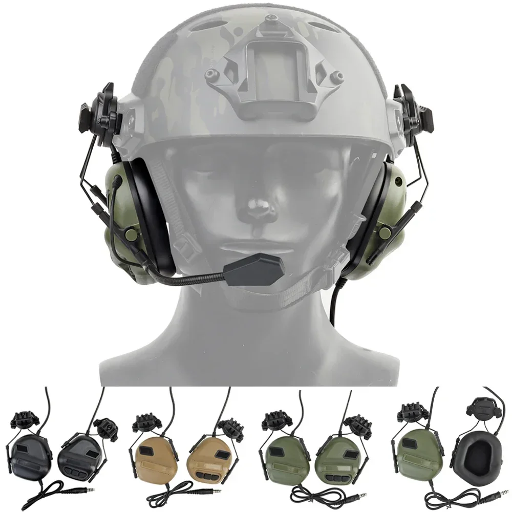 Auriculares tácticos Gen5, auriculares con cancelación de ruido sin selección para casco Militar, auriculares Baofeng Radio PTT, adaptador, auriculares móviles - imagen 3