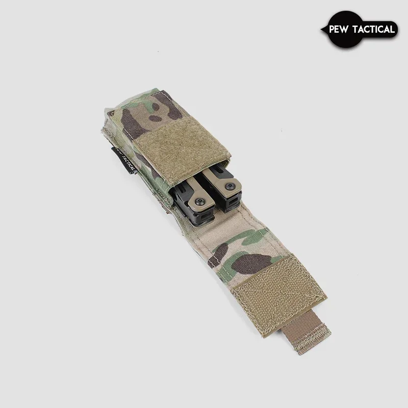Pew-bolsa táctica de cuero MUT2, multiherramienta, Airsoft, militar, caza, Molle, accesorios para deportes al aire libre - imagen 4