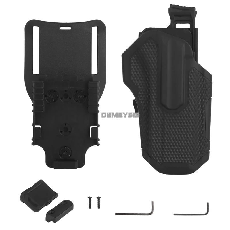Fundas universales para pistola de caza, cinturón CS Airsoft para tiro diestro, soporte para transporte de pistola, soporte táctico para Glock SIG SAUER - imagen 2