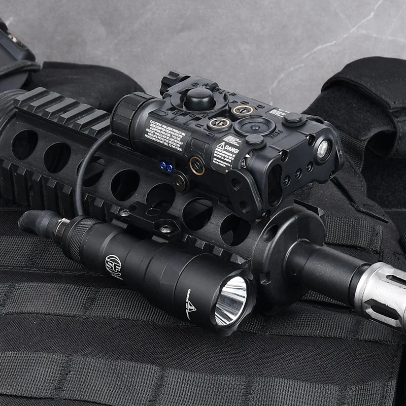 WADSN táctico NGAL rojo verde azul punto IR láser SF M600C M300A linterna de caza Scout luz LED con interruptor de Control Dual AXON - imagen 5