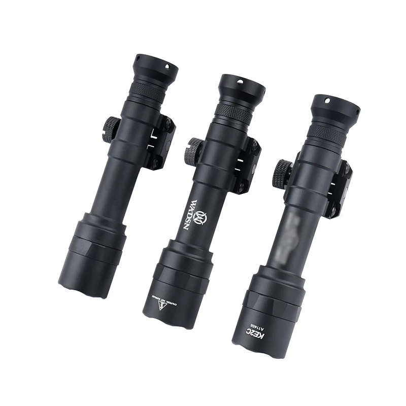 WADSN Tactical Airsoft Surefir M600 M600U arma Scout potente linterna de doble función interruptor de caza al aire libre ajuste 20mm Rail - imagen 4