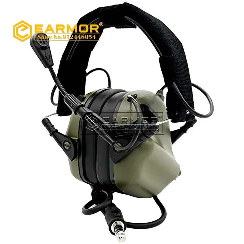 EARMOR M32 MOD4 auriculares tácticos para casco con riel Picatinny - imagen 2