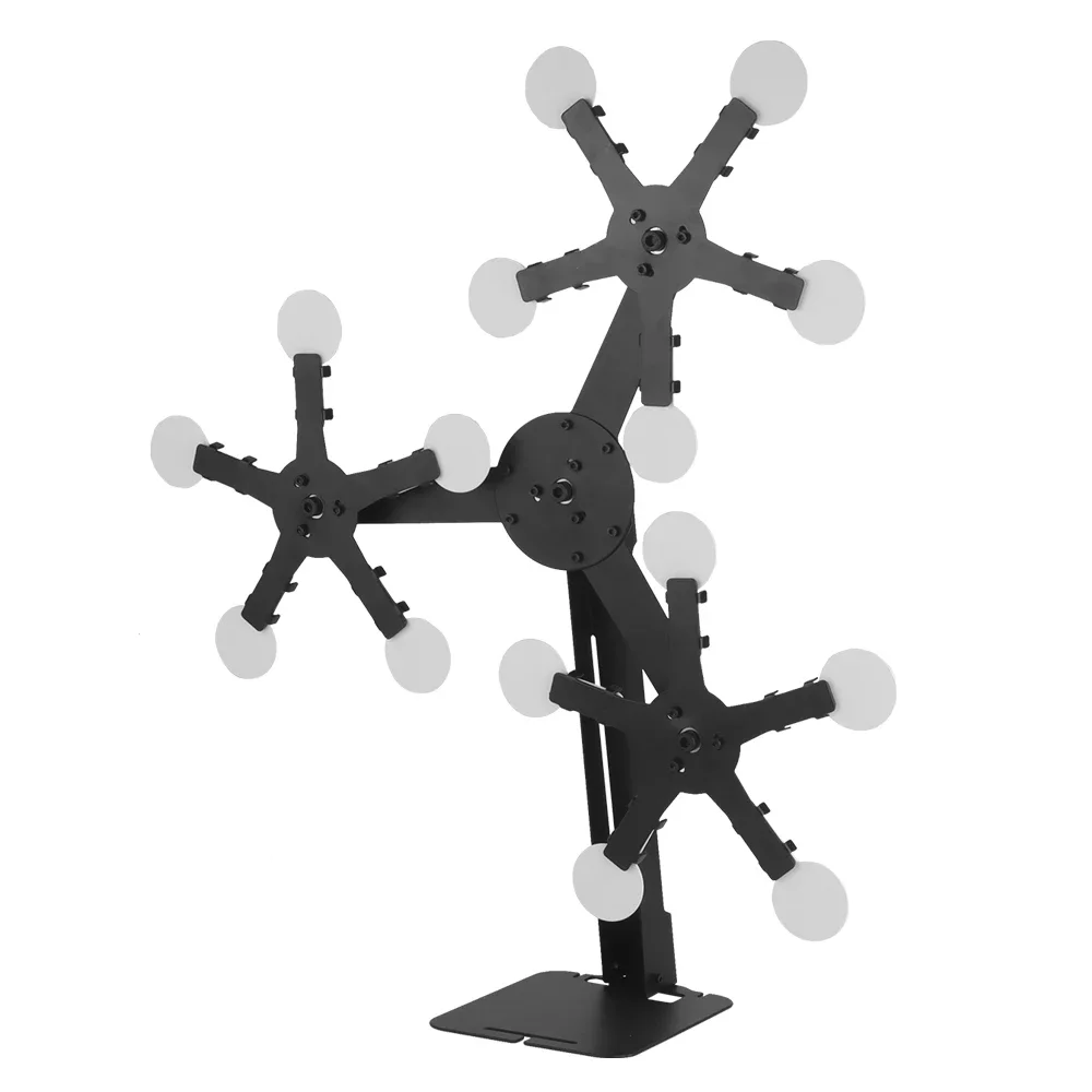 Objetivo de tiro de entrenamiento táctico, soporte oscilante de aleación resistente, brazo objetivo, molino de viento de cinco estrellas, objetivos de Paintball, caza al aire libre - imagen 3
