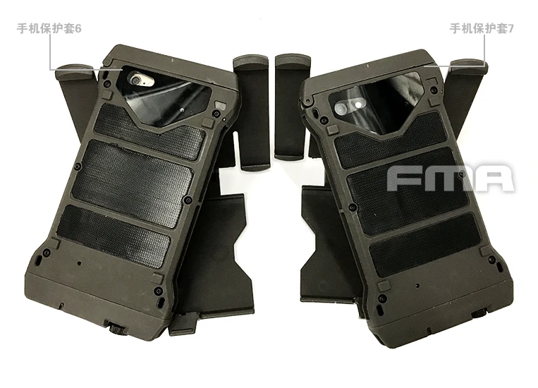 Nueva funda para teléfono móvil estilo chaleco de caza táctico con bolsa móvil FMA Molle para iPhone. 6/6S/7 - imagen 3