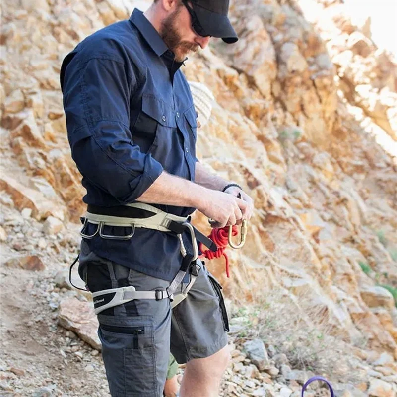 Pantalones cortos tácticos para hombre, Shorts de carga de secado rápido con múltiples bolsillos, resistentes al desgaste, impermeables, para senderismo y Pesca al aire libre, Verano - imagen 5