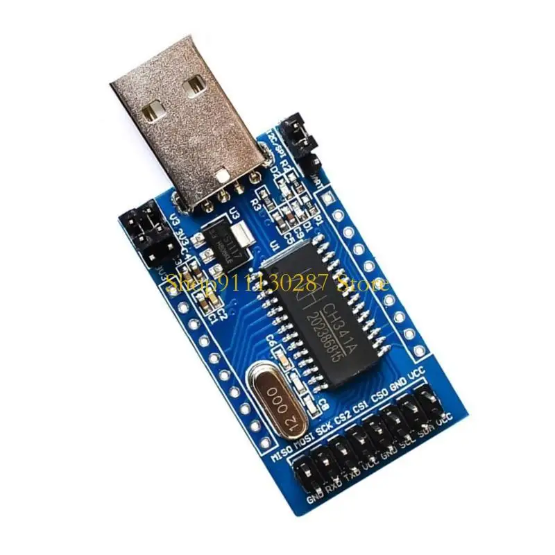 J1HC USB a UART IIC ISP EPP Converter Módulos CH341A Adaptador paralelo USB - imagen 4