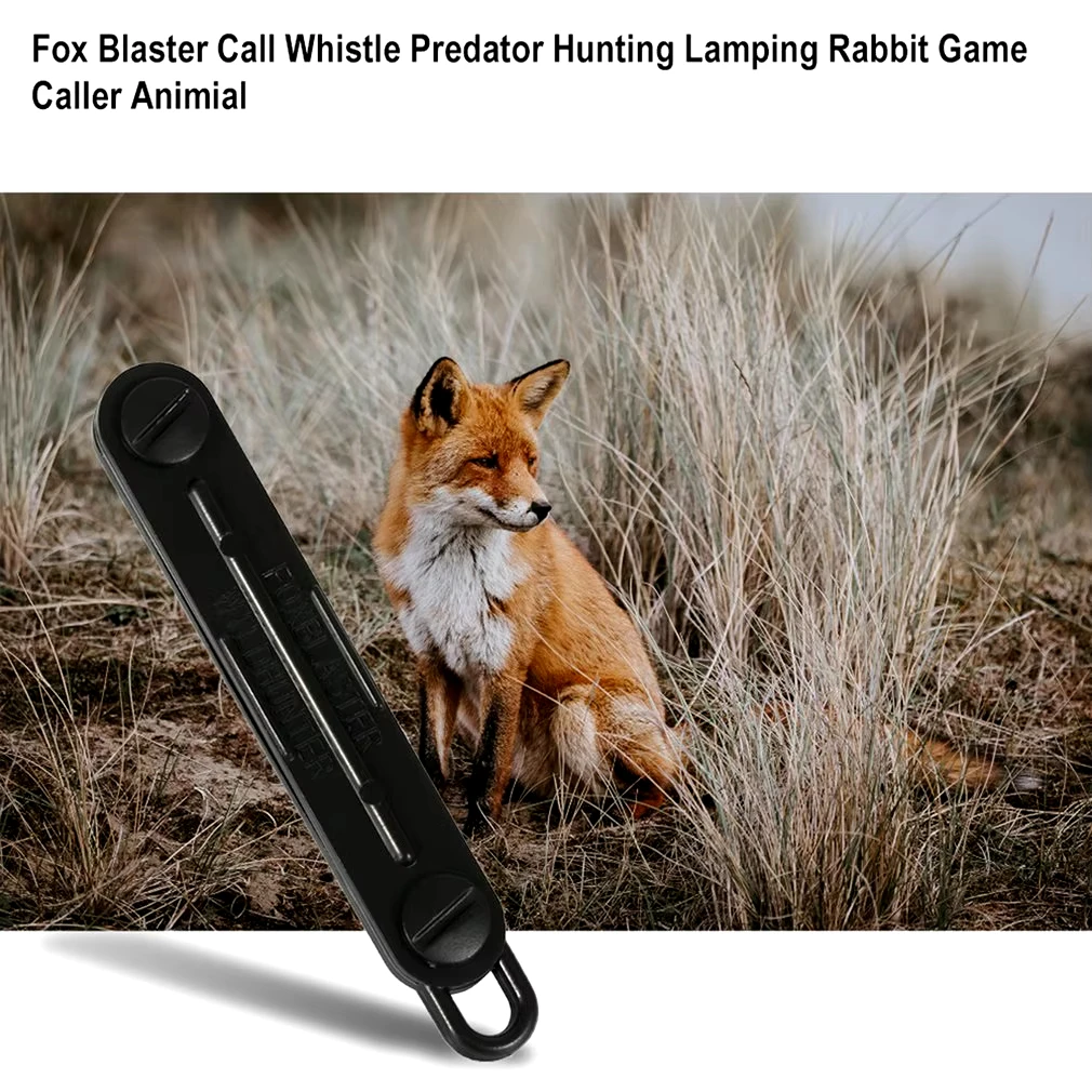 Fox Blaster Silbato reclamo conejo negro – Resistente para caza - imagen 3