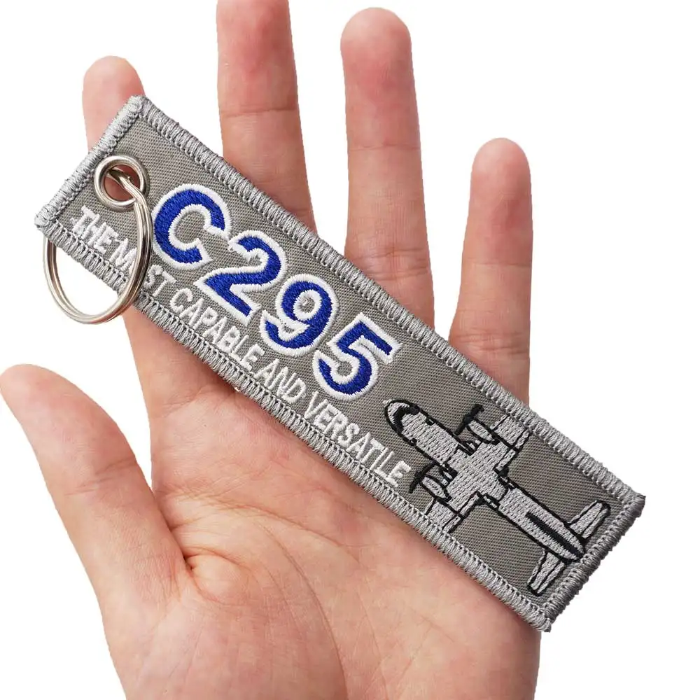 Llavero bordado Airbus con llavero para pilotos - imagen 3