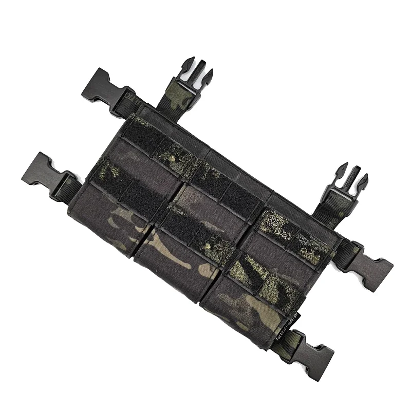 Bolsa para revistas Airsoft LV119 FCSK FCPC, Panel Molle 5,56/7,62/AK47, bolsa Triple para revistas, chaleco táctico, equipo de conversión de expansión - imagen 2