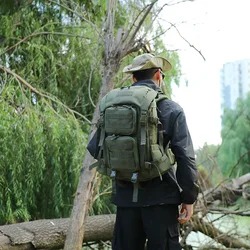 Mochila táctica MOLLE Ripstop gran capacidad camuflaje desierto