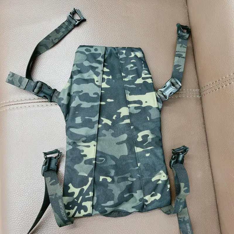 Mochila táctica canguro para hámster, bolsa de expansión para casco, bolsas varios, prácticos bolsillos para accesorios, resistentes al desgaste - imagen 4