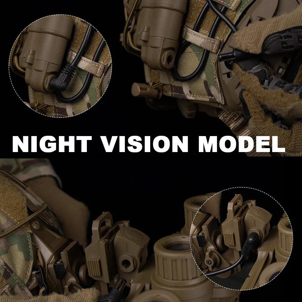 GPNVG 18 gafas de visión nocturna de cuatro tubos, accesorios simulados, casco táctico, dispositivo Binocular de visión nocturna, modelo para juego táctico de Cosplay - imagen 2
