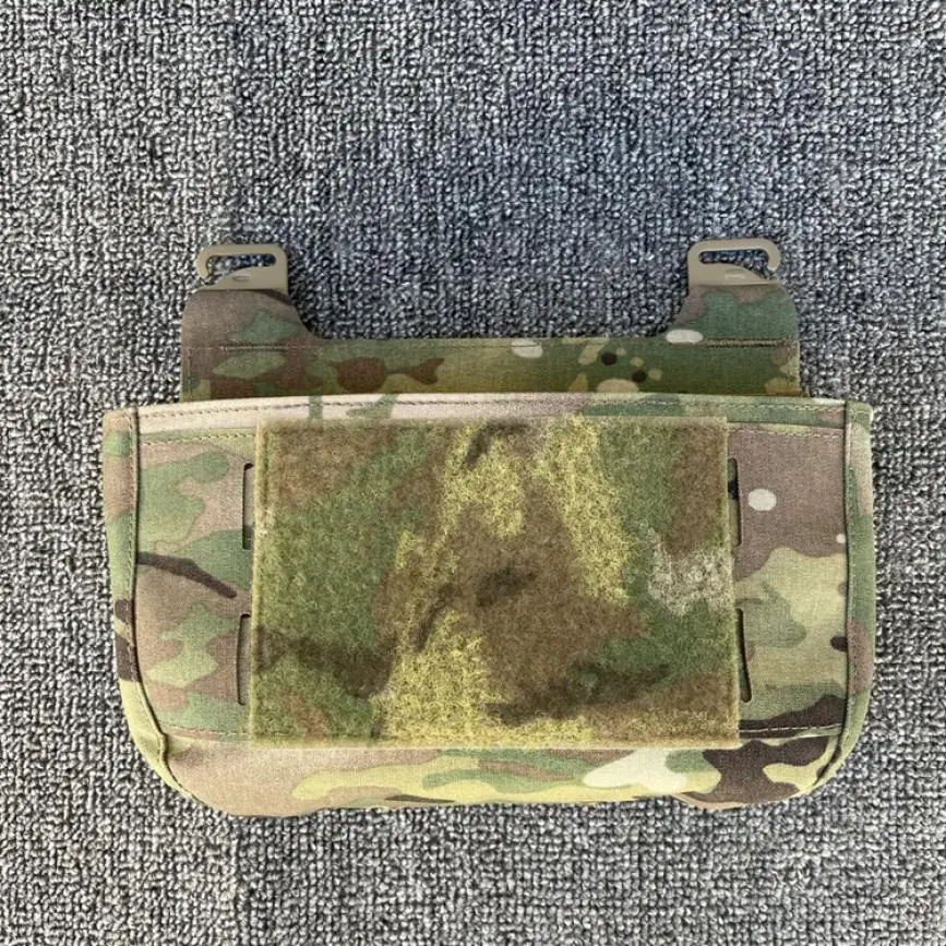 Chaleco táctico, bolsa de Panel frontal, portador de placa de plataforma, bolsa de aparejo de pecho, solapa frontal doble, bolsa de revista de repuesto para almacén de canguro - imagen 3