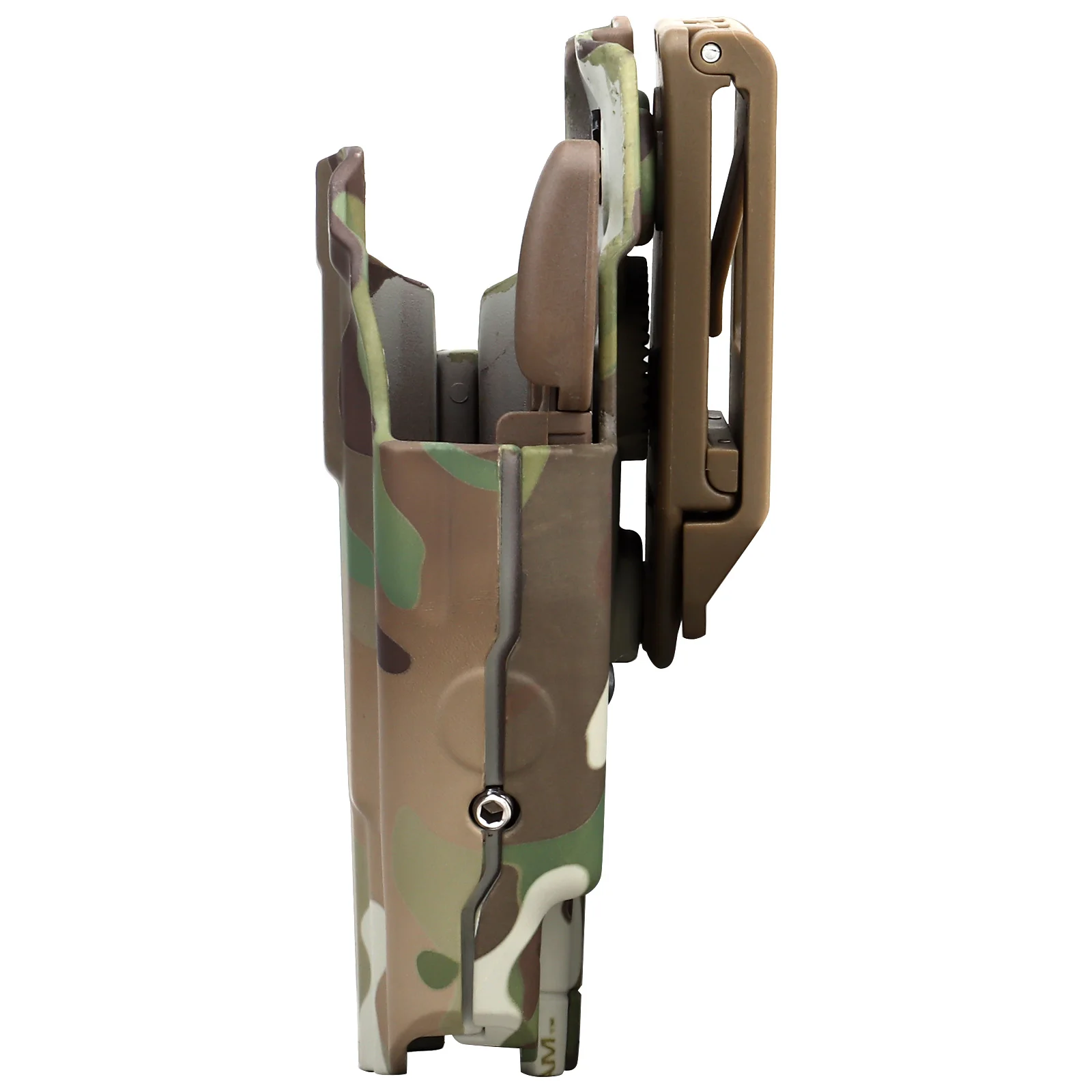 Funda de pistola táctica de camuflaje 579, sistema de bloqueo de agarre, funda Universal de mano izquierda/derecha para equipo de caza Airsoft, funda rápida - imagen 4