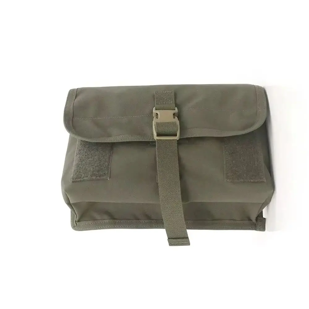 Bolsa táctica pierna MOLLE colgante con funda de máscara antigás - imagen 4