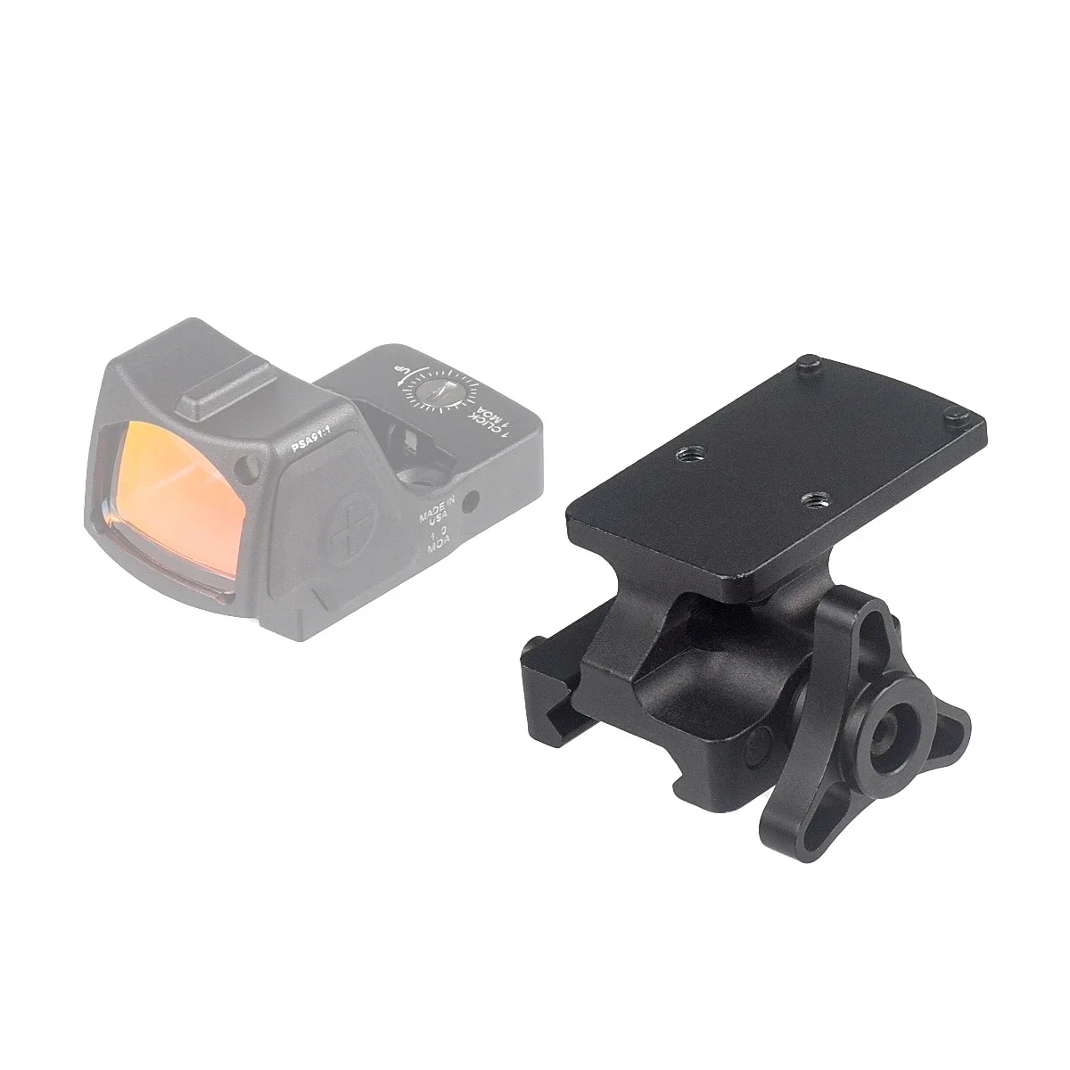 Montaje táctico RM 20mm Picatinny Rail RM HD punto rojo liberación rápida inferior 1,3 pulgadas Base caza Airsoft Accesorios - imagen 3