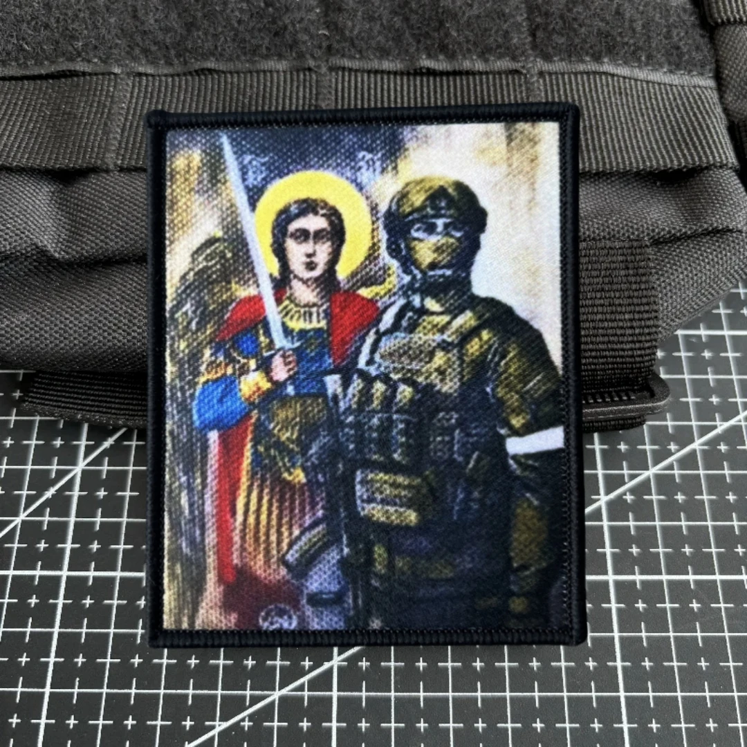 Arcángel Specnaza SVO divertido insignia de moral parche brazalete táctico impreso gancho bucle ropa mochila pegatinas - imagen 4