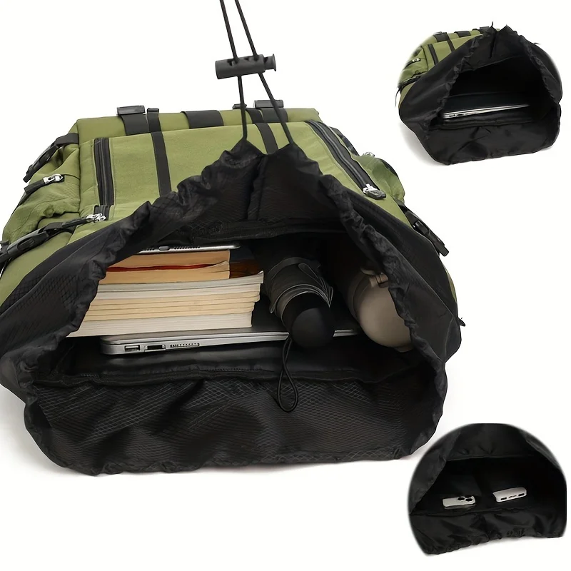 Fandao-Bolso de nailon de gran capacidad para viajes físicos, mochila de Montañismo al aire libre con compartimento para ordenador portátil para jóvenes de moda - imagen 4