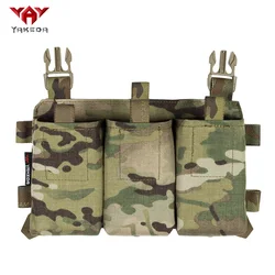 Panel frontal triple MOLLE porta cargadores tracción rápida – YAKEDA