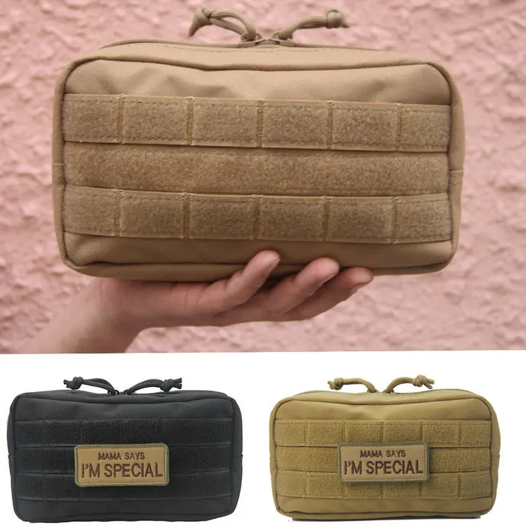 Bolsa Molle EDC, riñonera para acampar al aire libre, senderismo, herramientas de caza, accesorios, bolsas organizadoras médicas de utilidad pequeña - imagen 3