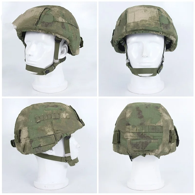 Cubierta de casco de camuflaje ruso 6b47, versión de protección auditiva a prueba de viento, color verde MOX - imagen 4