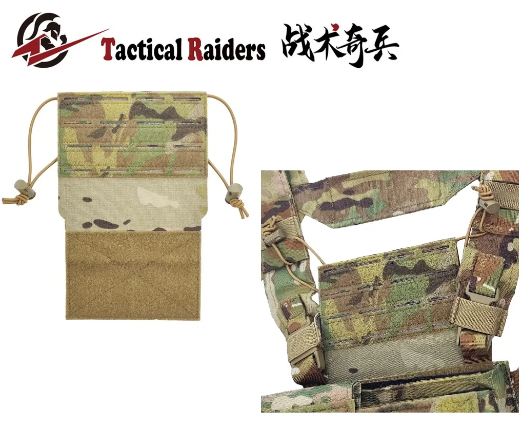 Adaptador MOLLE Placa de expansión de plataforma de pecho táctica con Tegris importado: ligero y duradero