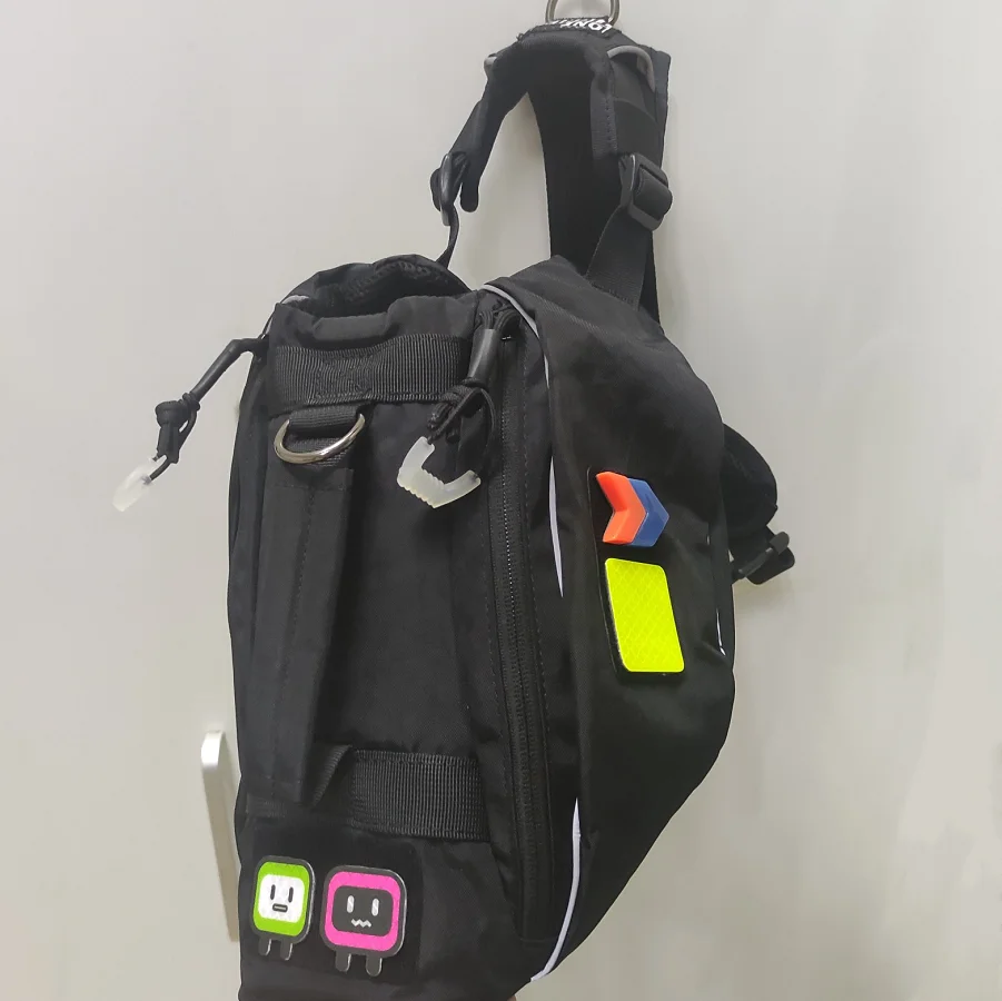 Bolsa de alpinismo para escalada, accesorio táctico de cuerda de cola de tracción con cremallera luminosa fuerte de 4 colores - imagen 5