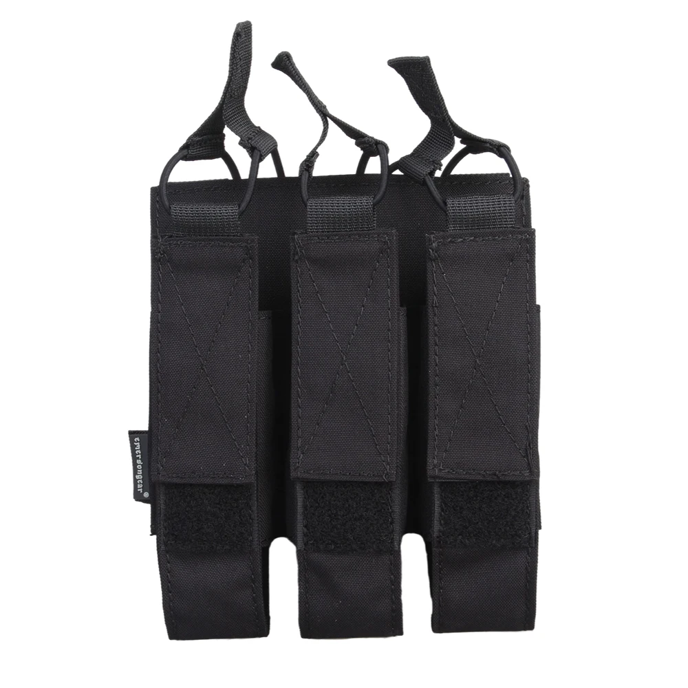 Emersongear bolsa para revistas Modular Triple MP7 Quick Pull Mag bolsa funda titular Airsoft caza Molle senderismo EM6357 - imagen 2