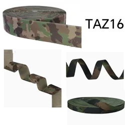 TAZ16 nueva correas de camuflaje suizo/tajes de bucle cinta de superficie peluda DIY bolsa táctica de caza correa de equipaje