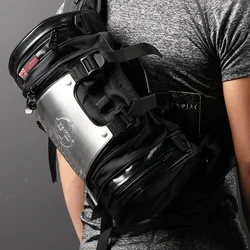 Riñonera multifuncional de aluminio para motocicleta, bandolera táctica, bolsa de camuflaje para exteriores