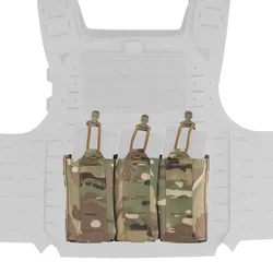 Bolsa elástica triple MOLLE 5,56/7,62 M4, ligera, bolsa triple elástica, material duradero, tácticas perfectas multicolores
