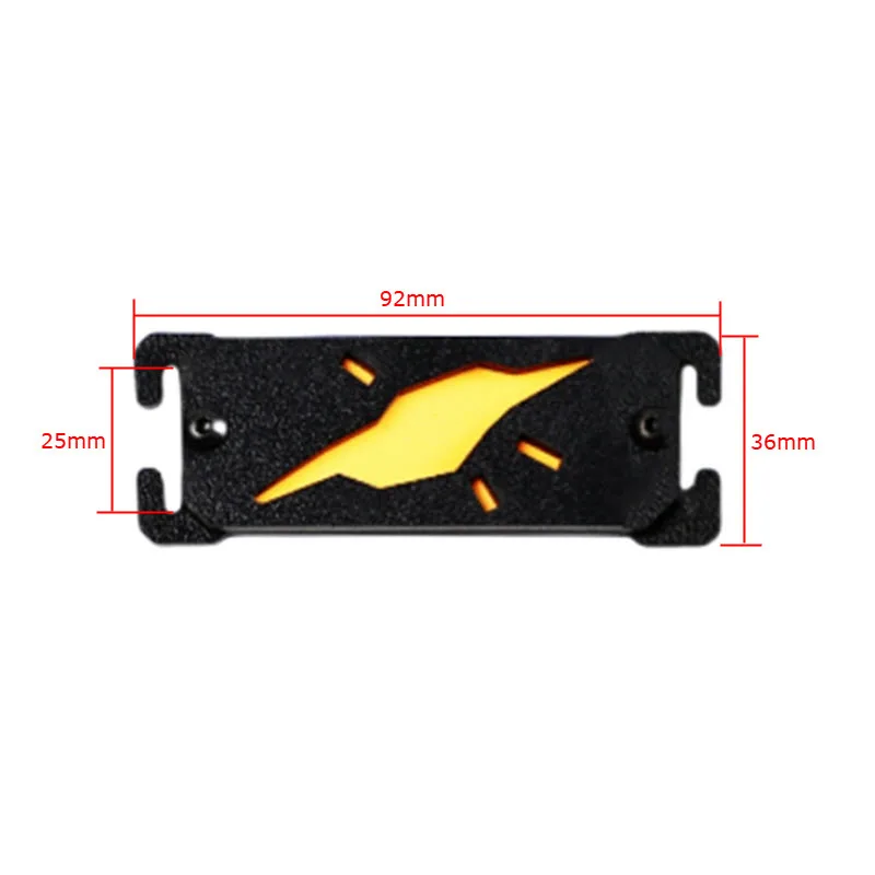 Marcador de luz táctico de EVA-01 que brilla en la oscuridad, Panel de identificación luminoso, portador de placa de chaleco de caza, accesorios de mochila - imagen 4