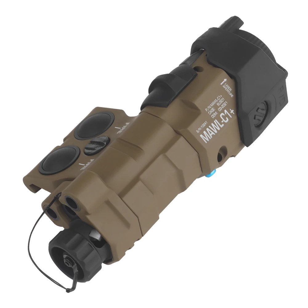 Linterna láser táctica, lámpara LED de caza con montaje en riel Airsoft, linterna láser verde, luz de puntería láser para arma de juego de guerra - imagen 5