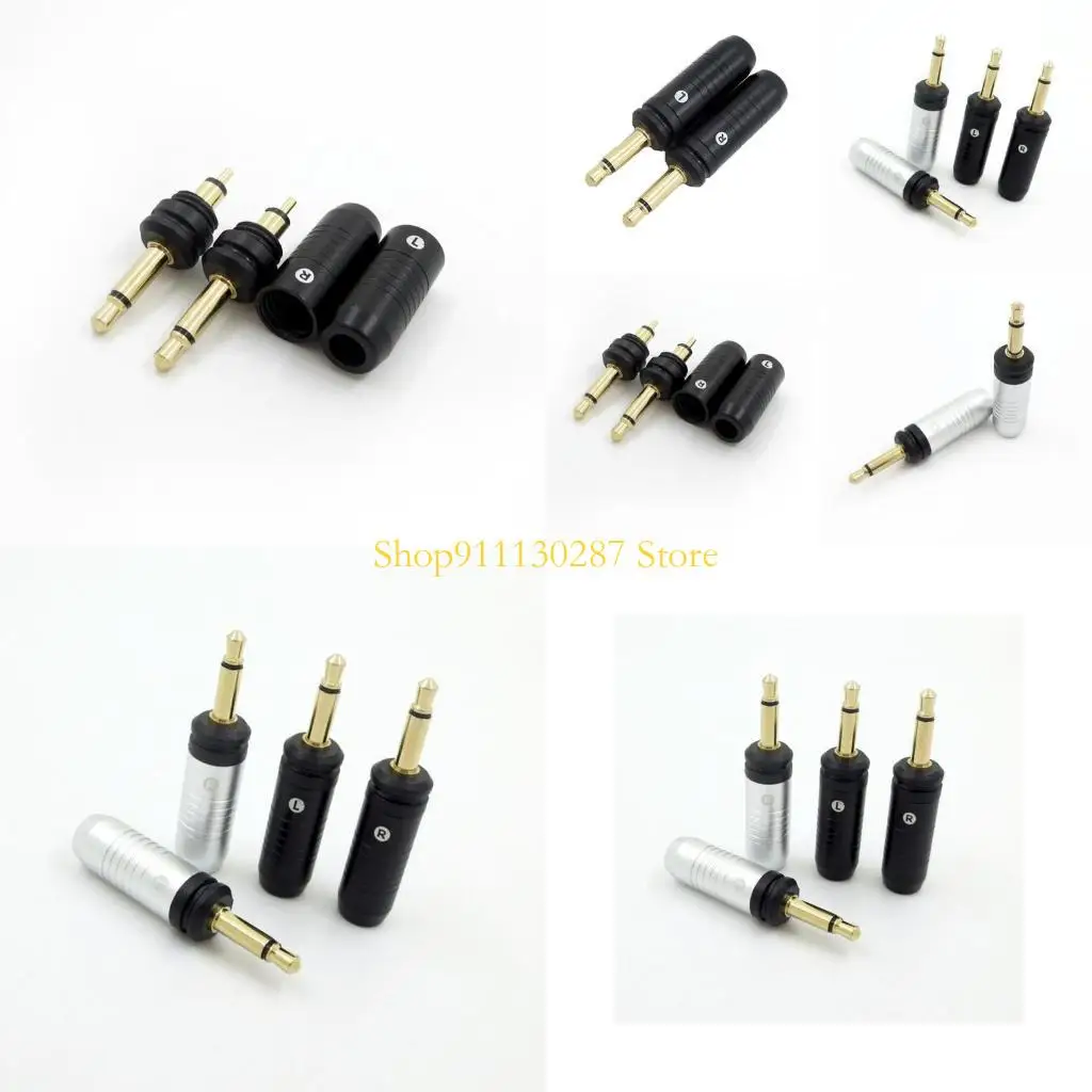 J1HC Conector Metal 3.5 mm calidad superior para auriculares Focal Clear
