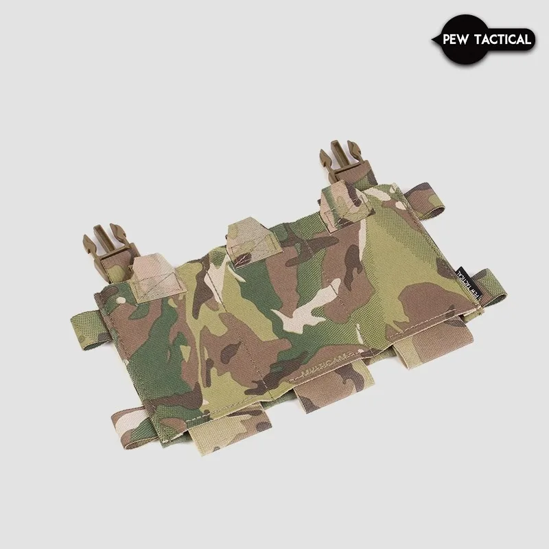 PEW-Panel de solapa de bolsa Triple Mag estilo táctico SS, para LV119 MK3 MK4 JPC2.0, versión Simple elástica - imagen 3