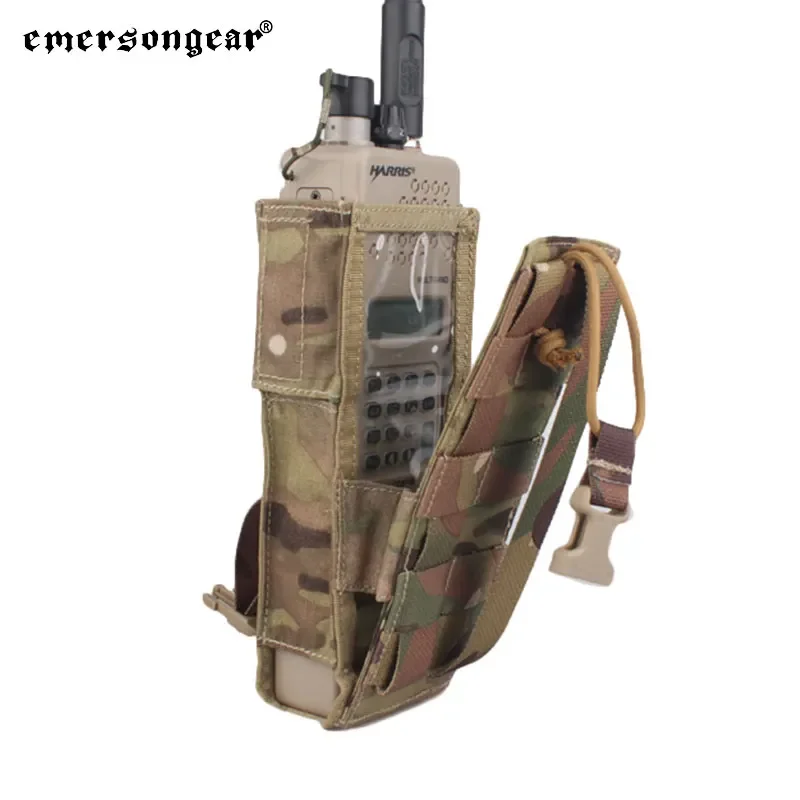 Emersongear táctico PRC 148/152 bolsa de Radio bolsa de soporte de Radio de caza Airsoft combate Molle Trekking Camping Nylon EM8350 - imagen 4