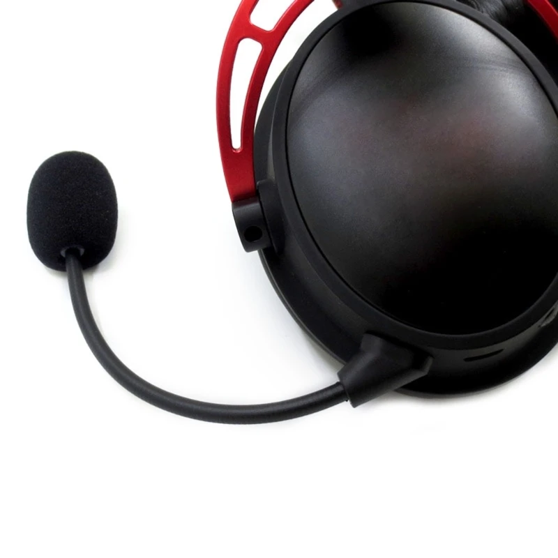 Micrófono desmontable para HYPERX Cloud, auriculares inalámbricos para juegos con LED K1KF - imagen 4