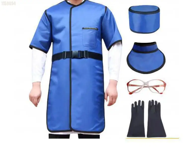 Ropa de plomo Guantes para dedos Protección contra la radiación Collar Gorra Delantal Protección contra la radiación intervencionista - imagen 3